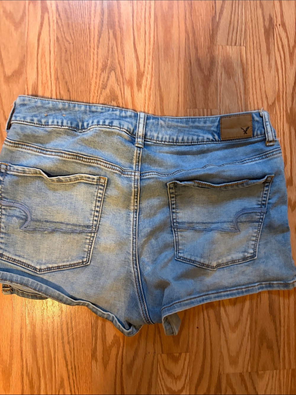 American Eagle Outfitters Light Wash Denim Jean Shorts
